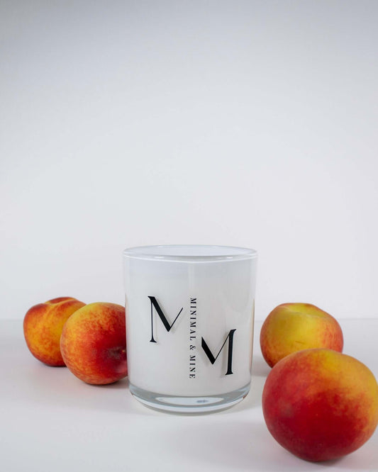 PEACHES - CANDLE JAR - Minimal & Mine