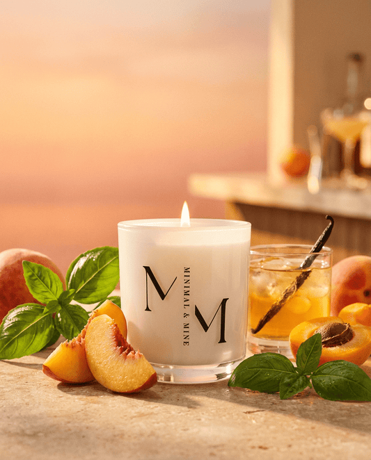 PEACHES CANDLE JAR - Minimal & Mine