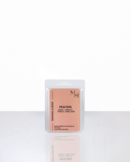 PEACHES WAX MELT - Minimal & Mine