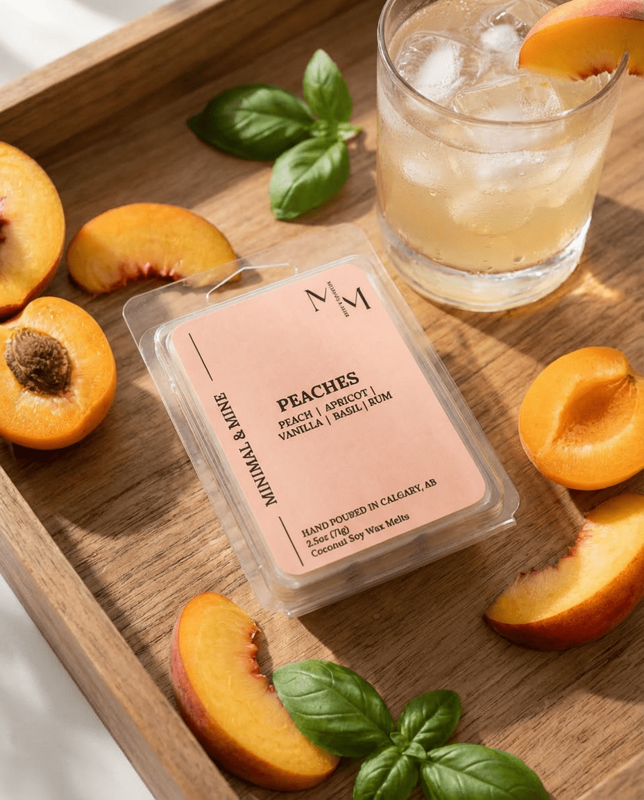 PEACHES WAX MELT - Minimal & Mine