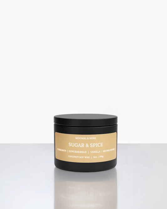 SUGAR & SPICE CANDLE TIN - Minimal & Mine