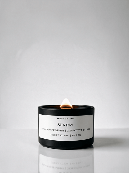 SUNDAY CANDLE TIN - Minimal & Mine