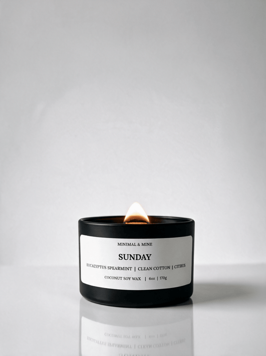 SUNDAY CANDLE TIN - Minimal & Mine