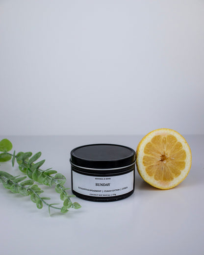 SUNDAY - CANDLE TIN - Minimal & Mine