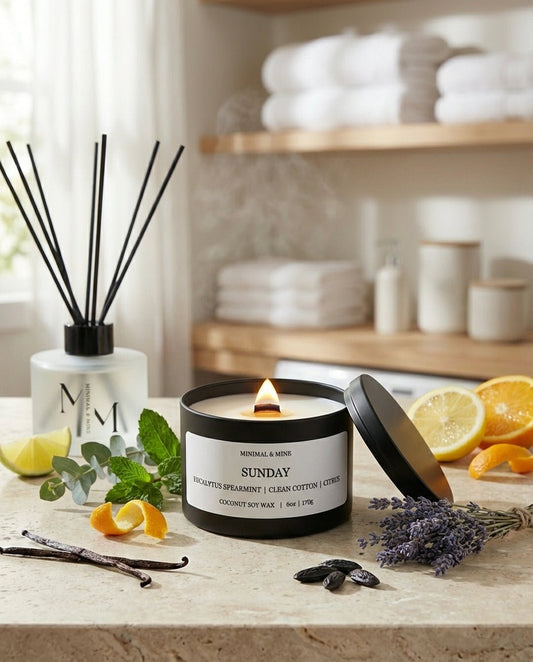 SUNDAY CANDLE TIN - Minimal & Mine