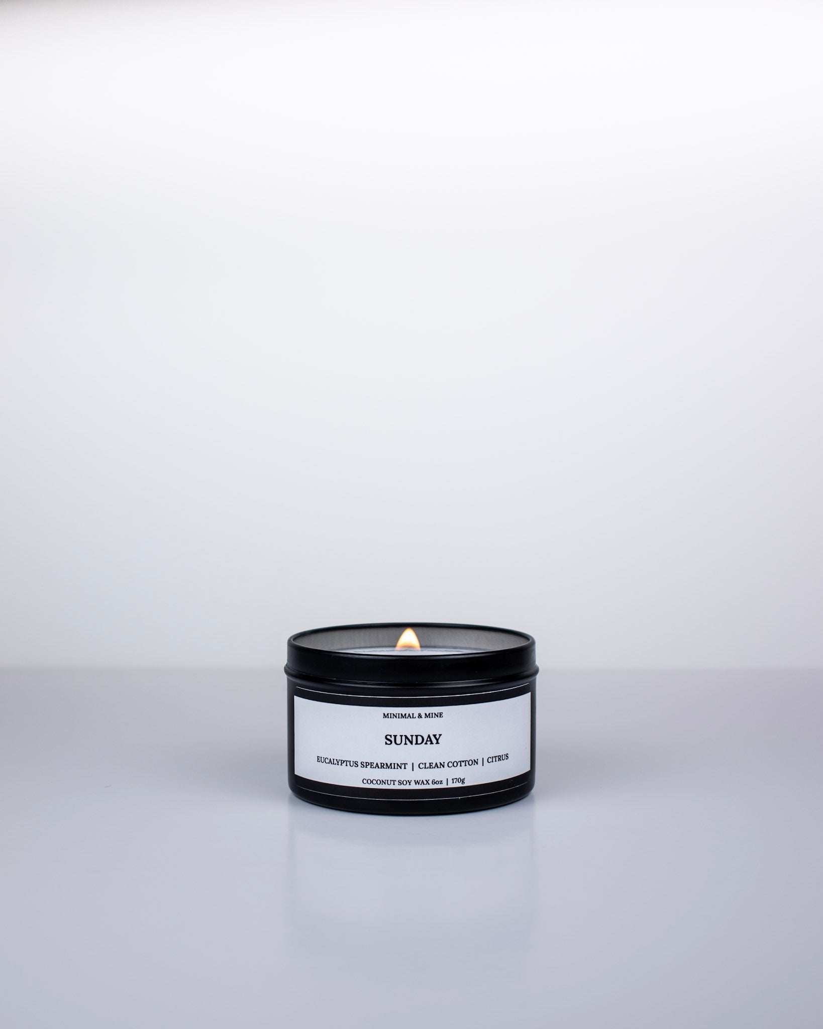 SUNDAY - CANDLE TIN - Minimal & Mine