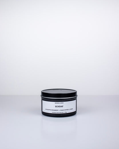 SUNDAY - CANDLE TIN