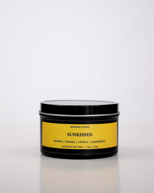SUNKISSED - CANDLE TIN - Minimal & Mine