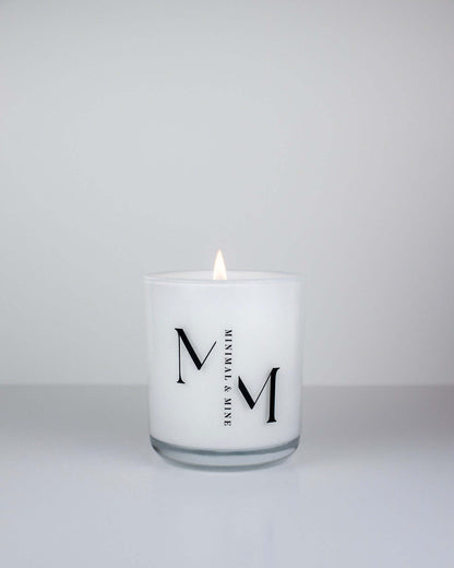 WHITE CANDLE JAR - Minimal & Mine