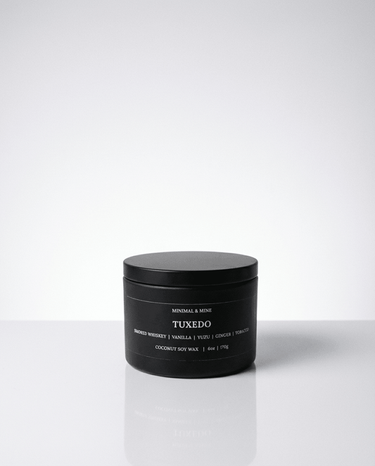 TUXEDO CANDLE TIN - Minimal & Mine