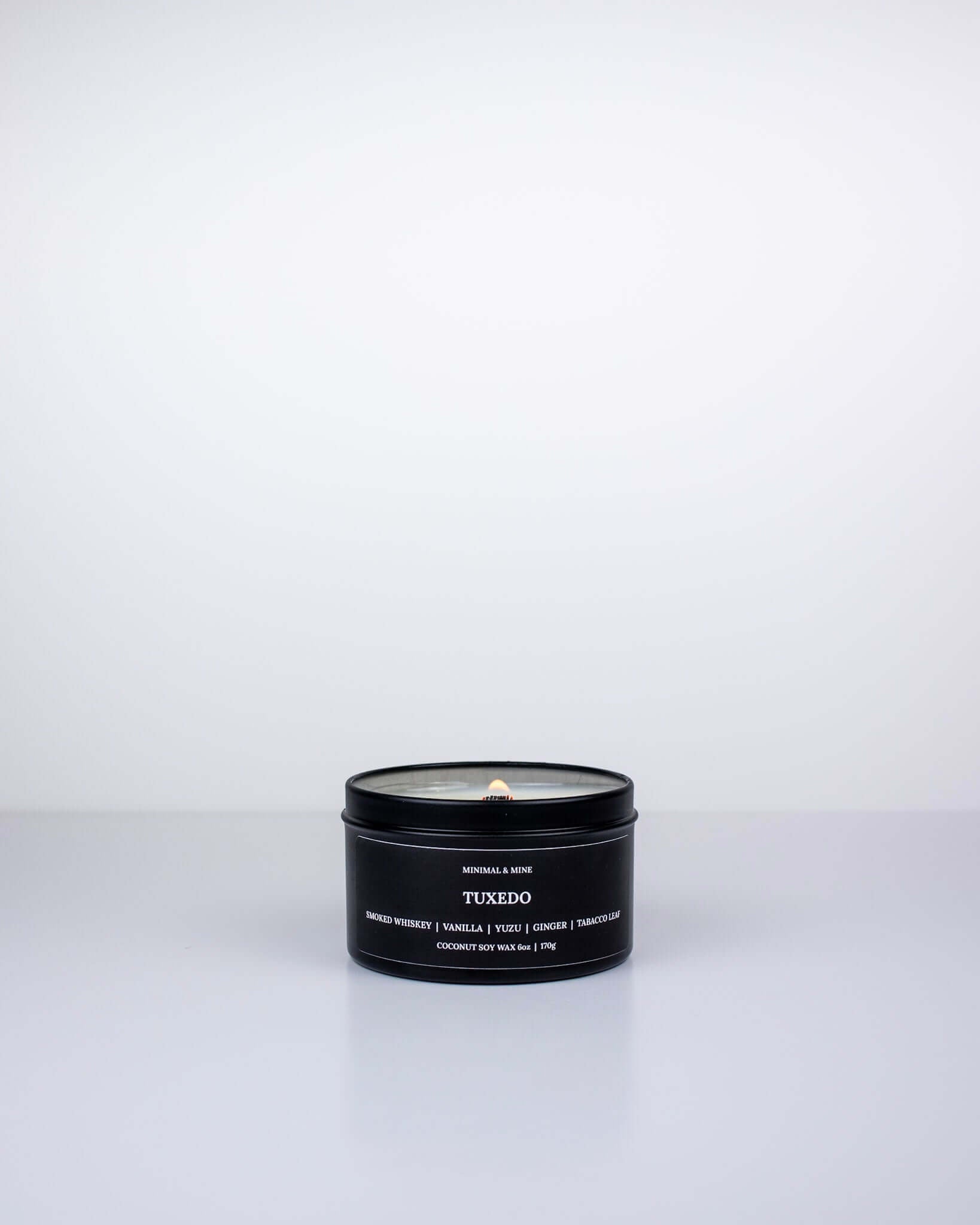 TUXEDO - CANDLE TIN - Minimal & Mine