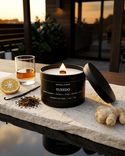 TUXEDO CANDLE TIN - Minimal & Mine