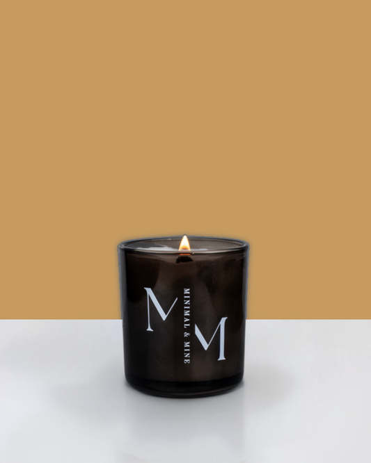 Vanilla Cashmere Black 10oz Candle Jar